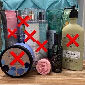 $7 Each Bath & Body Works Mixed fragrances. Bundle and save!